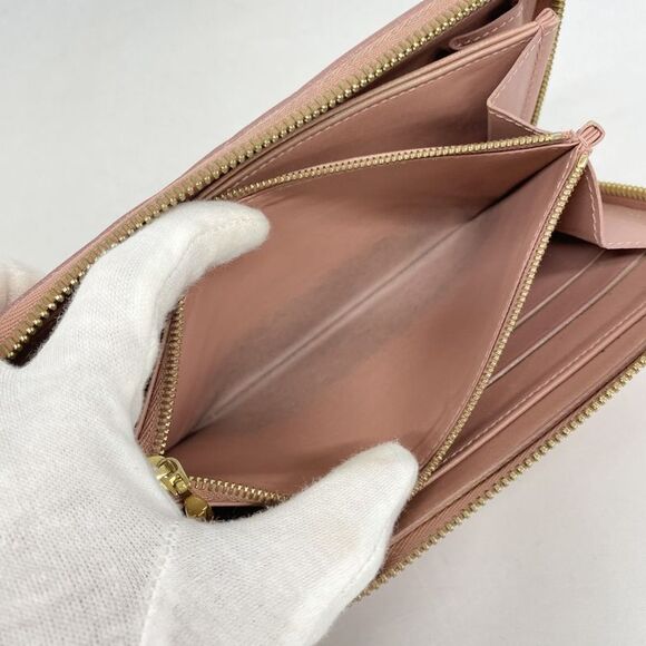 Louis Vuitton Long Wallet Vernis Zippy Wallet M90020 Rose Vereur Ladies - Picture 9 of 10